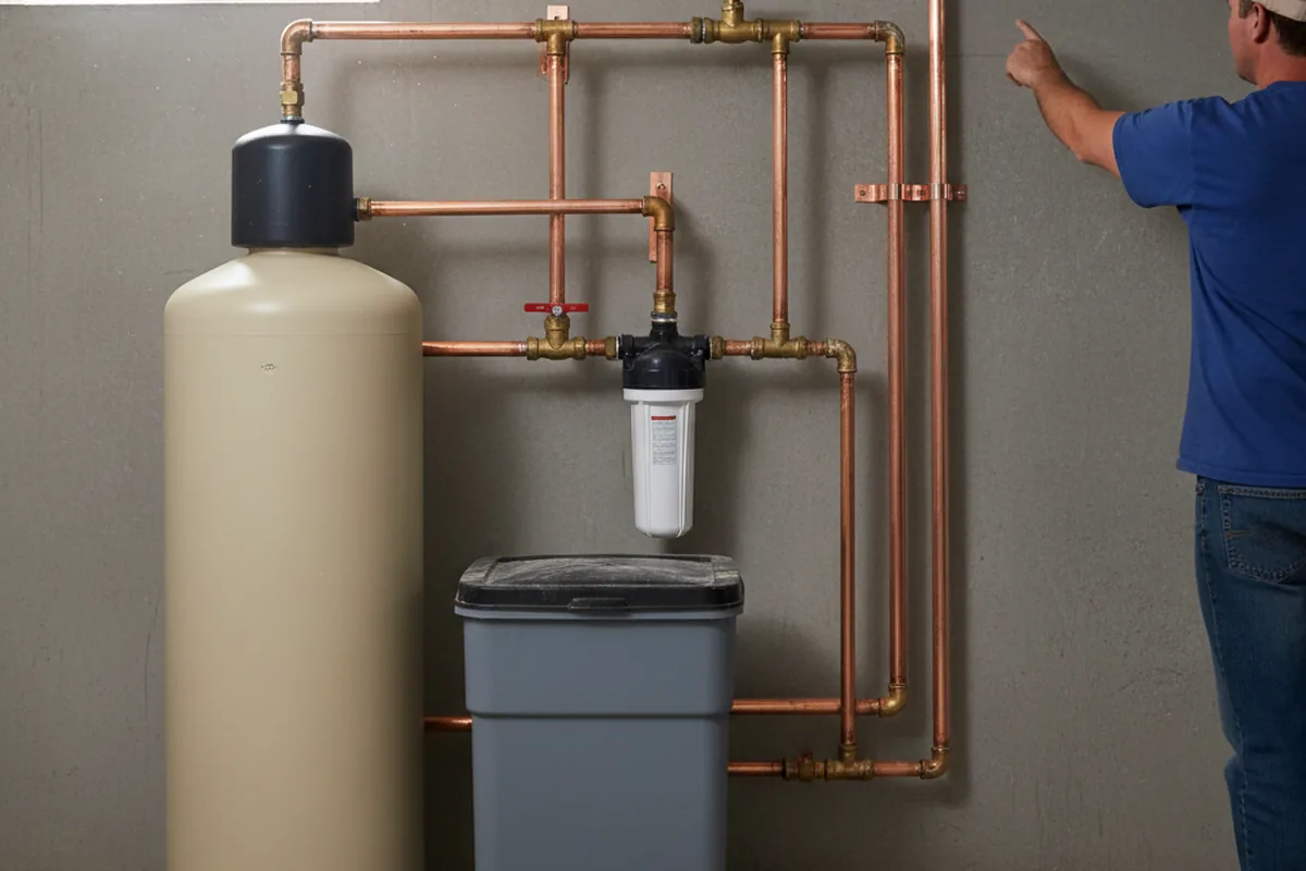 Whole-house water treatment system installed in Vanduser